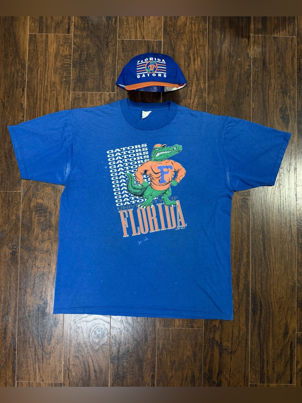 Vintage 90s Florida Gators Shirt & Hat